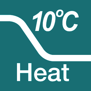 10 ºC Heat para evitar que la estancia se enfríe en exceso